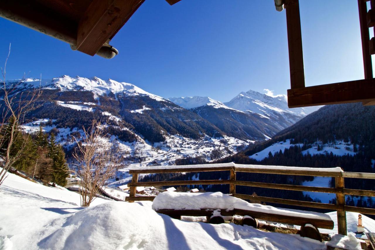 Chalet Abraxas With Astonishing View - Grimentz Villa Dış mekan fotoğraf