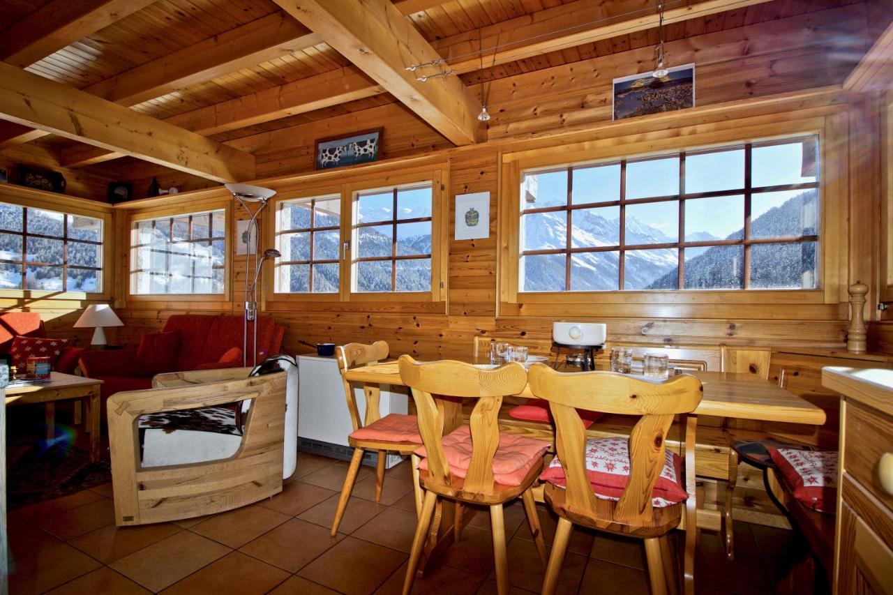 Chalet Abraxas With Astonishing View - Grimentz Villa Dış mekan fotoğraf